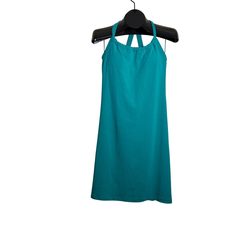 PrAna Dress S aqua yoga athleisure gorpcore beach vacation coastal resort cruise